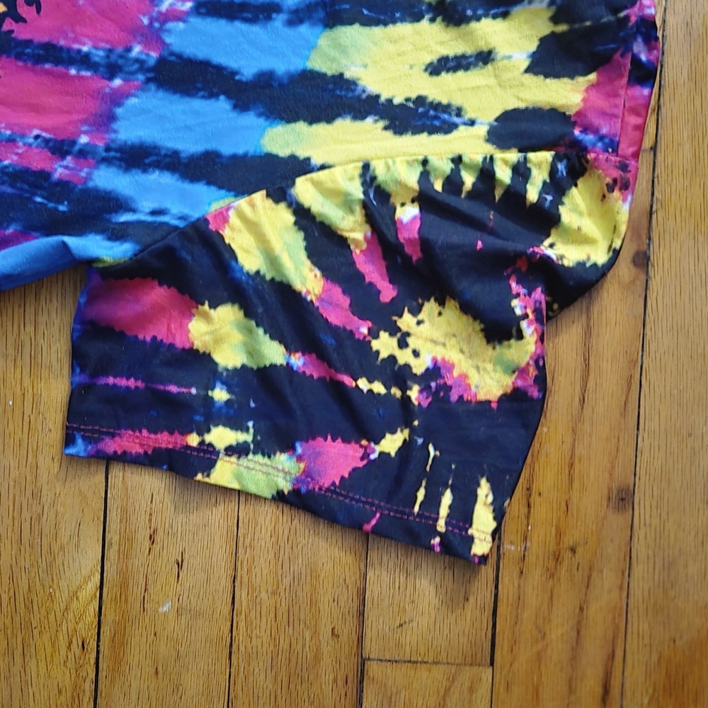 Colorful Tie-Dye Dress with Heart Design - Picture 2 of 5